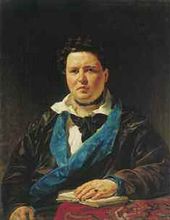 К.П. БРЮЛЛОВ. Портрет П.И. Кривцова (не окончен). 1844