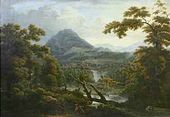 Водопад. Сицилия. 1814