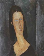 Голубые глаза (Порmреm Жанны Эбюmерн). 1917