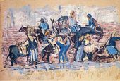 Рынок в Далмации. 1938. © Zoran Antonio Mušič