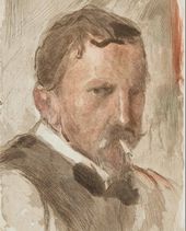 В.В. Матэ. Портрет В.А. Серова. 1910-е