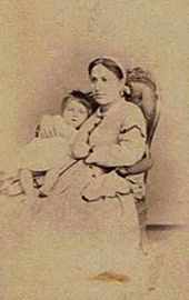 В.А. Серов с матерью. 1865–1866 (?)