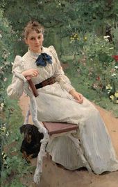 Портрет О.Ф. Томара. 1892.