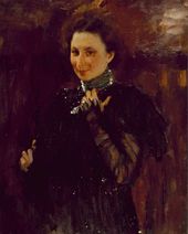 Портрет М.К. Олив. 1895.