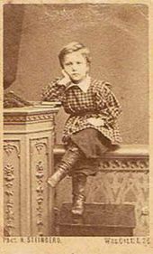 В.А. Серов в детстве. 1869–1871 (?)