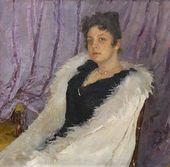 Портрет З.В. Мориц. 1892.