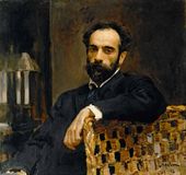 Портрет И.И. Левитана. 1893.