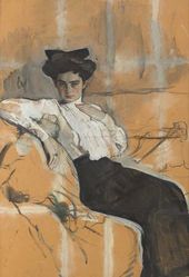 Портрет Г.Л. Гиршман. 1904.