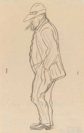 «Скучный Серов». Автошарж. 1910–1911.