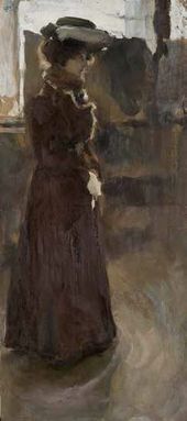 С.Г. Никифоров. Стоящая натурщица. 1902.
