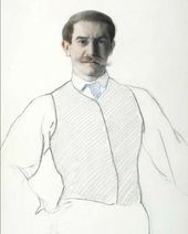 Л.С. Бакст. Автопортрет. 1906.