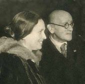 О.В. Серова и И.Э. Грабарь. 1942. Москва