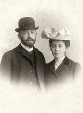 А.Д. Самарин и В.С. Мамонтова. Рим, ноябрь 1902