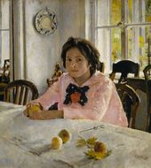 В.А. СЕРОВ. Девочка с персиками. 1887