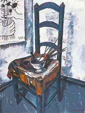 Стул. Палитра Пикассо. 1989
