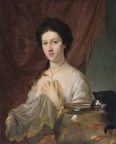 Н. Хоун. Портрет К. Фишер. 1765. © National Portrait Gallery, London