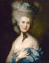 Томас Гейнсборо. Дама в голубом. Около 1780
