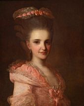Ф.С. РОКОТОВ. Портрет неизвестной в розовом платье. 1770-е