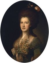 Ф.С. РОКОТОВ. Портрет графини Е.В. Санти. 1785