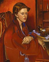 Фроанна (Портрет жены художника). 1937. Copyright: The Estate of Mrs G A Wyndham Lewis. The Wyndham Lewis Memorial Trust