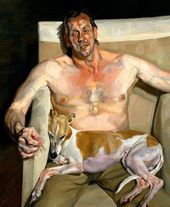 Эли и Дэвид. 2005–2006. © Lucian Freud]