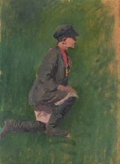 >А.М. КОРИН. Мальчик. Этюд с картины «Больной художник». 1890