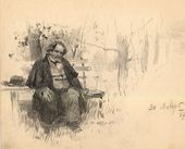 А.М. КОРИН. На бульваре. 1897