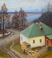 Домик на берегу реки