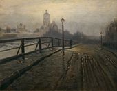 Новоспасский мост. В марте