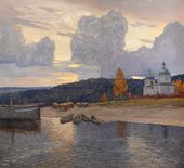 Вечер на Волге. 1912