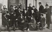 Художники объединения «Маковец». 1921. Фотография. Архив семьи Н.М. Чернышёва