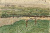 Н.М. ЧЕРНЫШЁВ. Покинутая скамейка. 1909. Эскиз