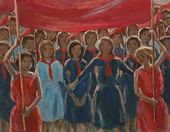 Н.М. ЧЕРНЫШЁВ. Пионерский парад. 1924