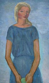 Н.М. ЧЕРНЫШЁВ. Девочка с яблоком. 1923