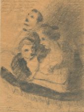 В.Н. ЧЕКРЫГИН. В ложе театра. 1918