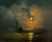И.К. АЙВАЗОВСКИЙ. Буря на море ночью. 1861