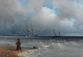И.К. АЙВАЗОВСКИЙ. Морской берег. 1840