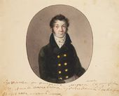 А.О. ОРЛОВСКИЙ. Портрет родственника Гаевских. 1815