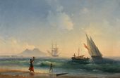 И.К. АЙВАЗОВСКИЙ. Встреча рыбаков на берегу Неаполитанского залива. 1842