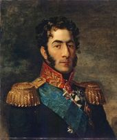 Мастерская ДЖ. ДОУ. Портрет Петра Ивановича Багратиона. Не позднее 1825
