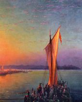 И.К. АЙВАЗОВСКИЙ. Варяги на Днепре. 1876