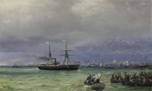 И.К. АЙВАЗОВСКИЙ. Корабль помощи. 1892
