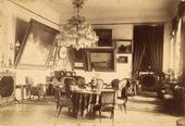 Парадная гостиная в доме И.К. Айвазовского. 1900-е. Фотография