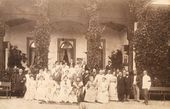 На праздновании дня рождения И.К. Айвазовского в имении Шах-Мамай. 1899