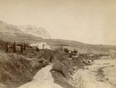 Вид на Симеиз и гору Ай-Петри. 1890-е