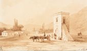 И.К. АЙВАЗОВСКИЙ. Павильон с фонтаном в Старом Крыму. 1858