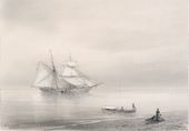 И.К. АЙВАЗОВСКИЙ. Корабль под парусом. 1878