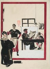 А.А. ДЕЙНЕКА. Не по адресу попал. 1927