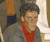 Групповой портрет студентов-скульпторов. 1964. Фрагмент. Андрей Древин