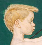 У моря. Семья. 1964. Фрагмент. Вася Жилинский